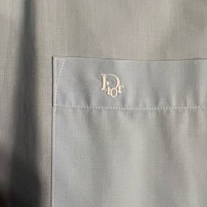 CHRISTIAN DIOR PLUS DE COTON DRESS SHIRT 15 32-33